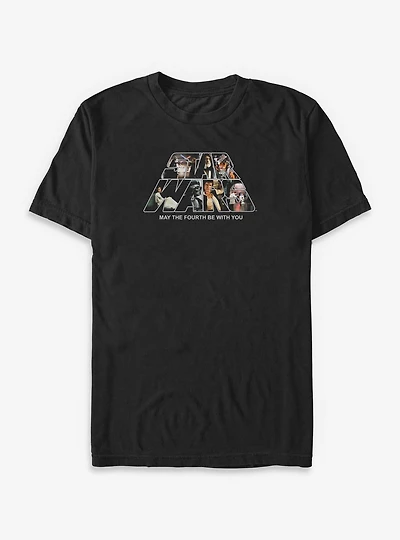 Star Wars May The Fourth Be With You Big & Tall T-Shirt