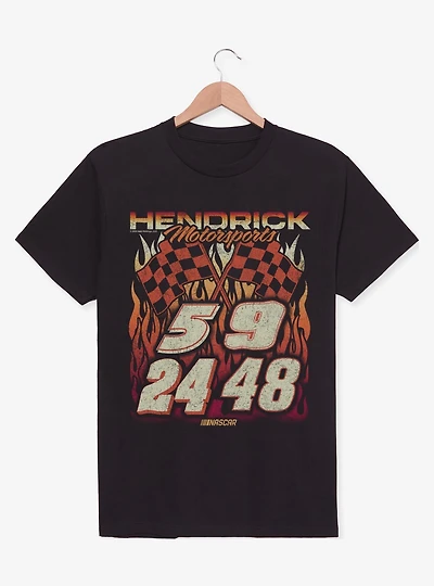 Hendrick Motorsports Burning Flames Numbers T-Shirt