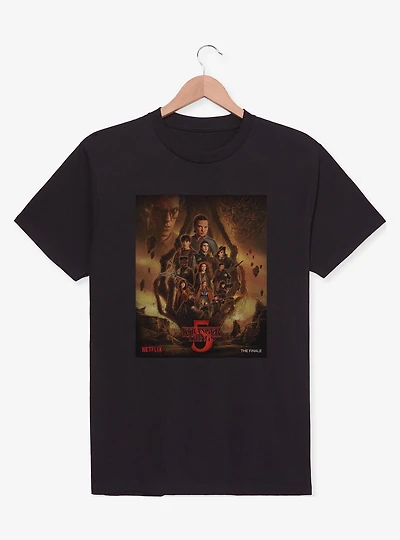 Stranger Things 5 Final Fight Poster T-Shirt