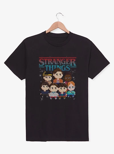 Stranger Things 8-Bit Characters T-Shirt