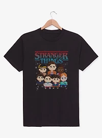 Stranger Things 8-Bit Characters T-Shirt