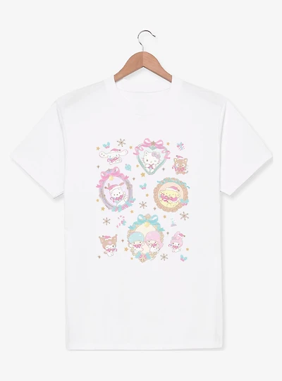Sanrio Hello Kitty Christmas Frames Collage T-Shirt