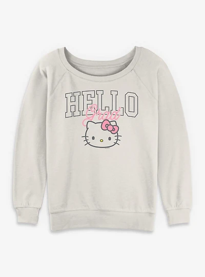 Sanrio Hello Kitty Grad Womens Slouchy Sweatshirt