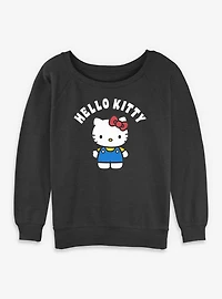 Sanrio Hello Kitty Classic Womens Slouchy Sweatshirt