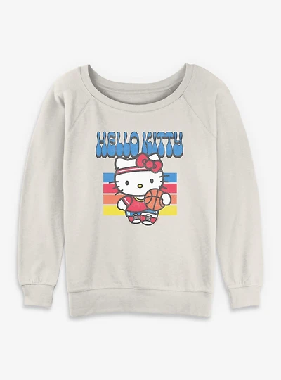 Sanrio Hello Kitty Ballin Womens Slouchy Sweatshirt
