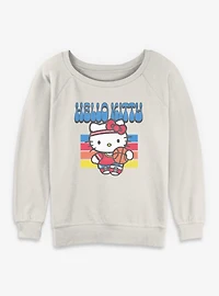 Sanrio Hello Kitty Ballin Womens Slouchy Sweatshirt