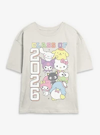 Sanrio Hello Kitty Class Of 2026 Womens Skimmer Tee