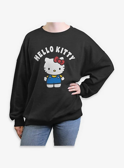 Sanrio Hello Kitty Classic Womens Oversized Sweatshirt
