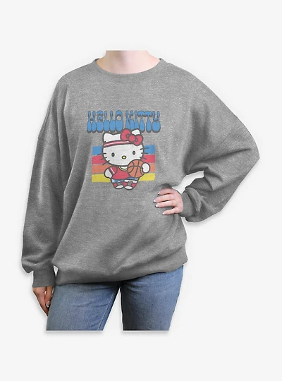 Sanrio Hello Kitty Ballin Womens Oversized Sweatshirt