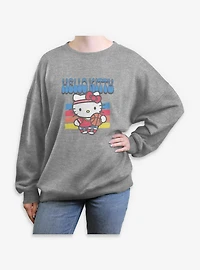 Sanrio Hello Kitty Ballin Womens Oversized Sweatshirt