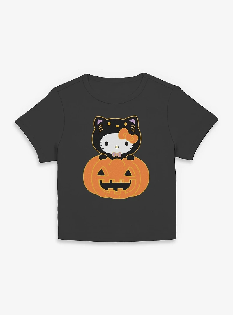 Sanrio Hello Kitty Pumkin Womens Baby Tee