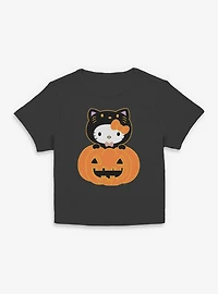 Sanrio Hello Kitty Pumkin Womens Baby Tee