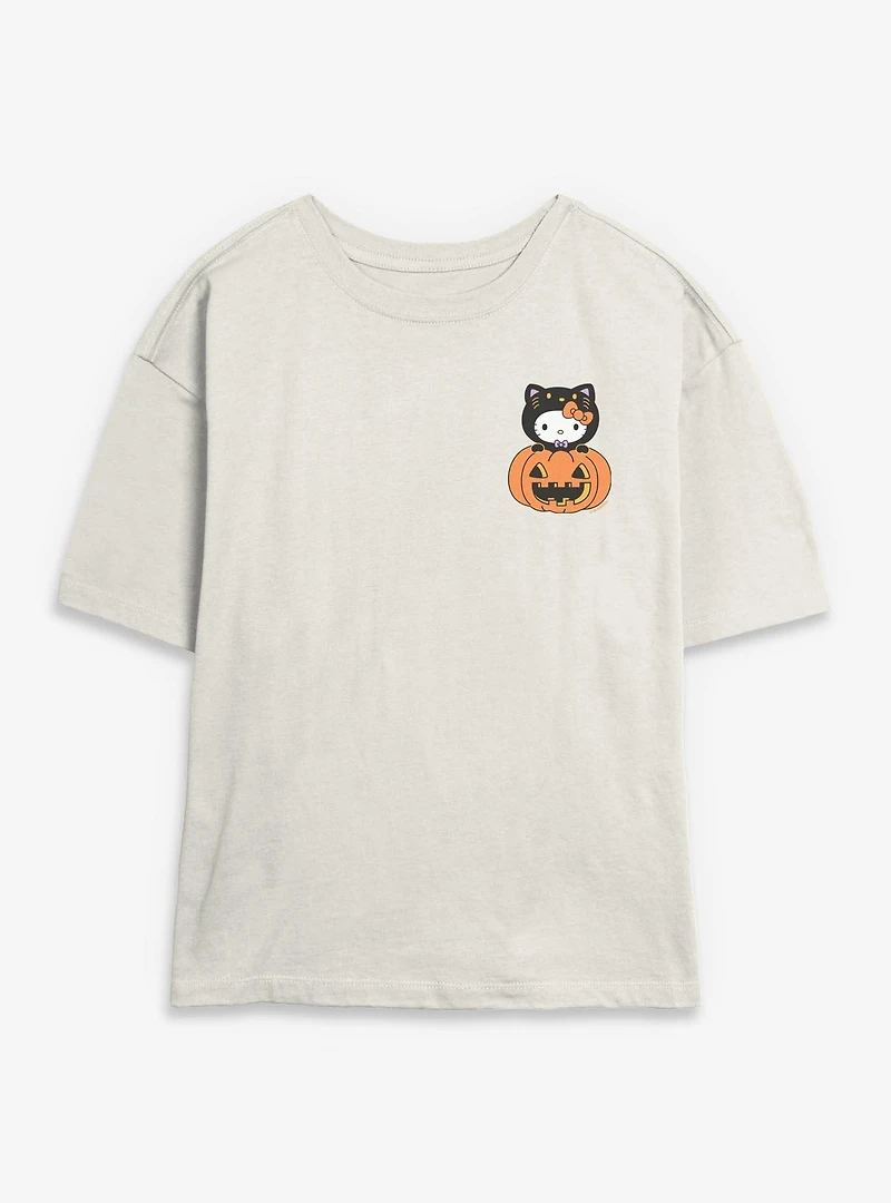 Sanrio Hello Kitty Pumkin Womens Skimmer Tee