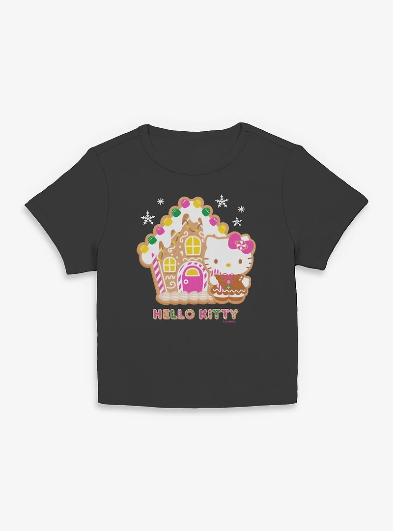Sanrio Hello Kitty Gingerbread Womens Baby Tee