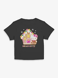Sanrio Hello Kitty Gingerbread Womens Baby Tee