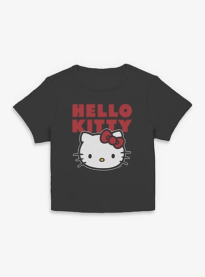 Sanrio Hello Kitty Block Womens Baby Tee