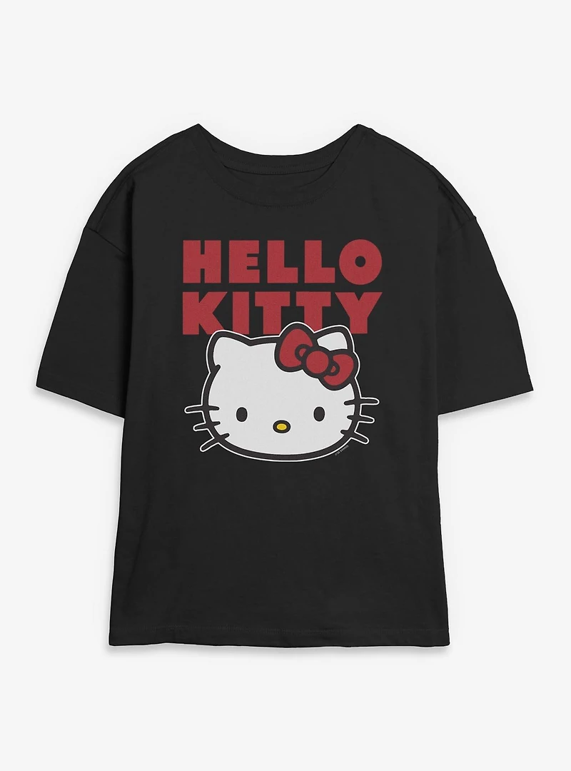 Sanrio Hello Kitty Block Womens Skimmer Tee