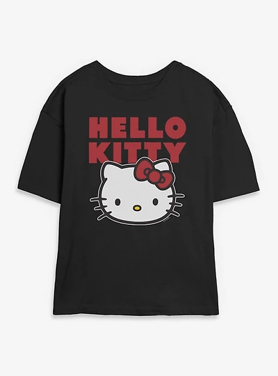 Sanrio Hello Kitty Block Womens Skimmer Tee