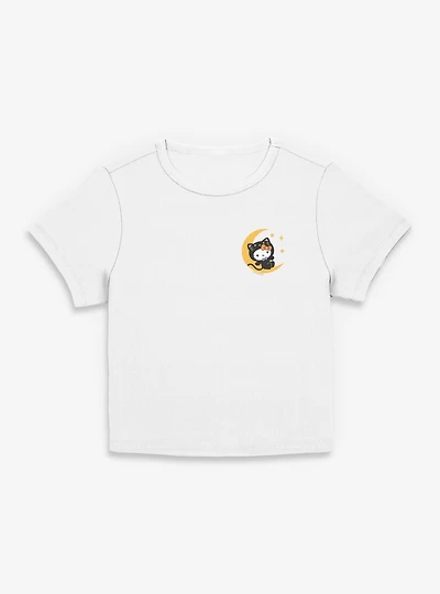 Sanrio Hello Kitty Black Moon Womens Baby Tee