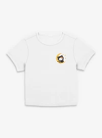Sanrio Hello Kitty Black Moon Womens Baby Tee