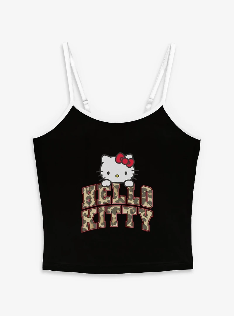 Sanrio Hello Kitty Animal Print Arch Womens Cami