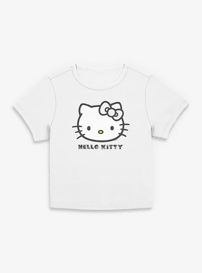 Sanrio Hello Kitty Big Face Womens Baby Tee