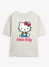 Sanrio Hello Kitty Sittin Womens Skimmer Tee