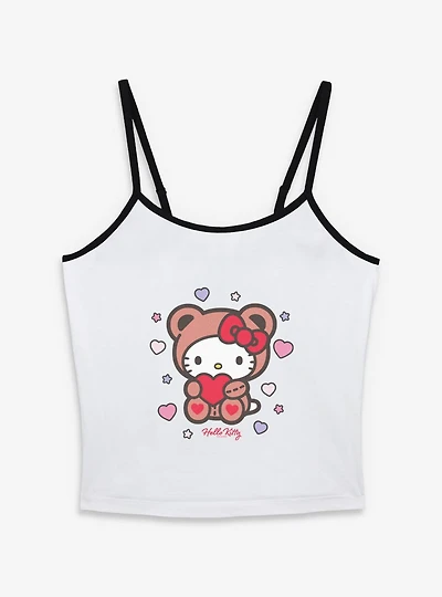 Sanrio Hello Kitty Valentine Bear Womens Cami