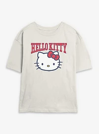 Sanrio Hello Kitty Classic Head Womens Skimmer Tee