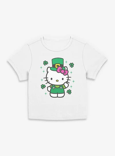 Sanrio Hello Kitty St Patrick Womens Baby Tee