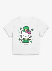 Sanrio Hello Kitty St Patrick Womens Baby Tee