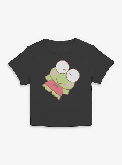 Sanrio Hello Kitty Big Keroppi Womens Baby Tee
