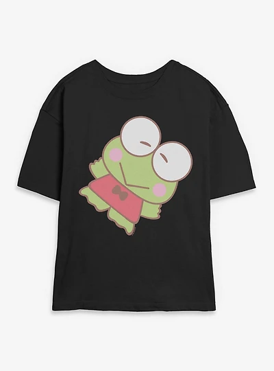 Sanrio Hello Kitty Big Keroppi Womens Skimmer Tee