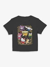 Sanrio Hello Kitty Horse Frame Womens Baby Tee