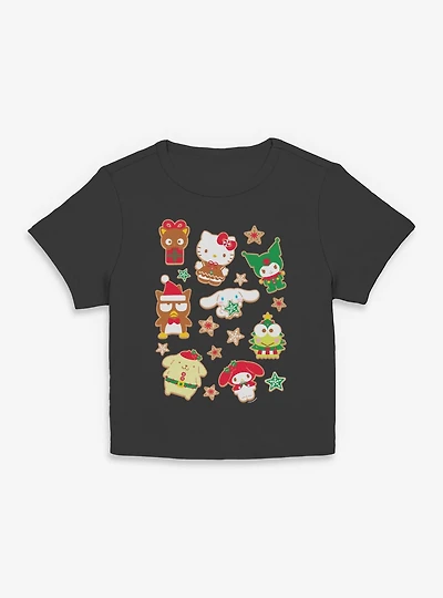 Sanrio Hello Kitty Cookie Jumble Womens Baby Tee