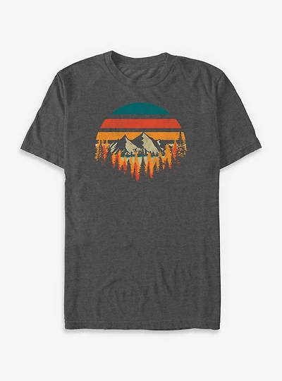 Deeply Wild Forest Mountains Big & Tall T-Shirt