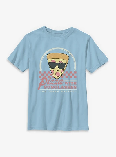 Disney Pixar Toy Story 5 Pizza With Sunglasses Youth T-Shirt