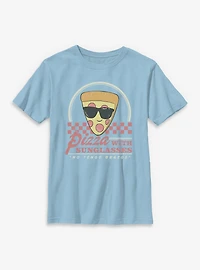 Disney Pixar Toy Story 5 Pizza With Sunglasses Youth T-Shirt