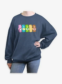 Care Bears Together Womens Oversized Sweatshirt