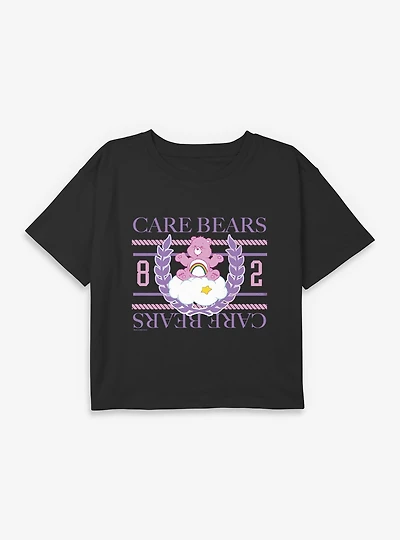 Care Bears Cloud 1982 Youth Girls Boxy Crop T-Shirt