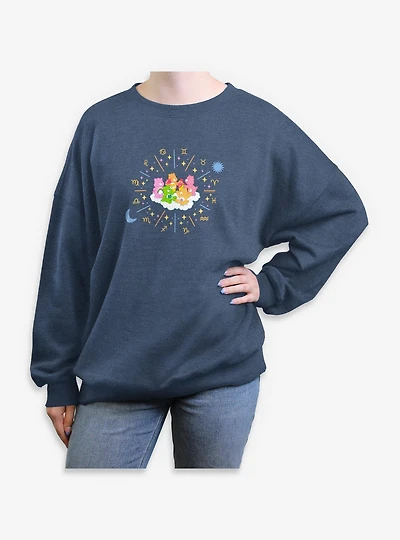 Care Bears Horoscopes Womens Oversized Sweatshirt