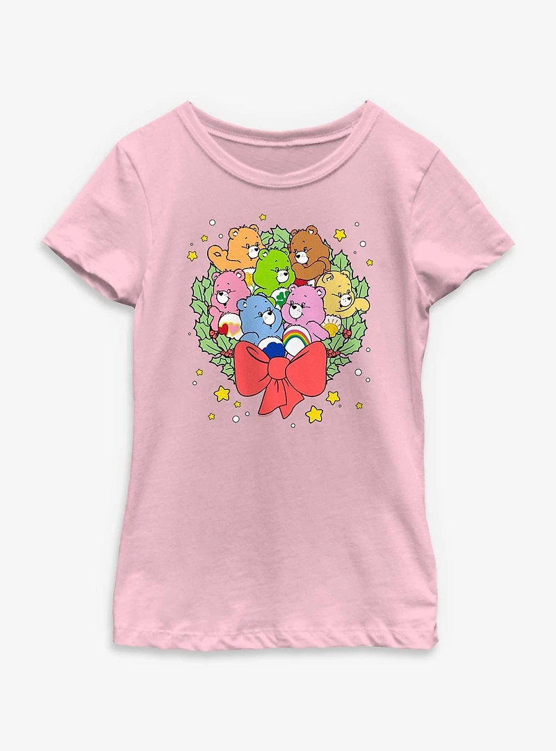 Care Bears Wreath Youth Girls T-Shirt