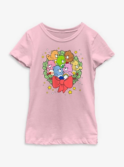 Care Bears Wreath Youth Girls T-Shirt