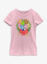 Care Bears Wreath Youth Girls T-Shirt