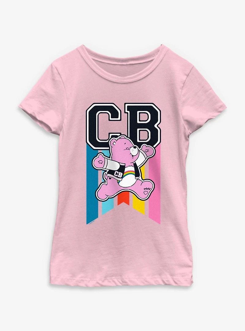 Care Bears CB Stripe Jump Youth Girls T-Shirt