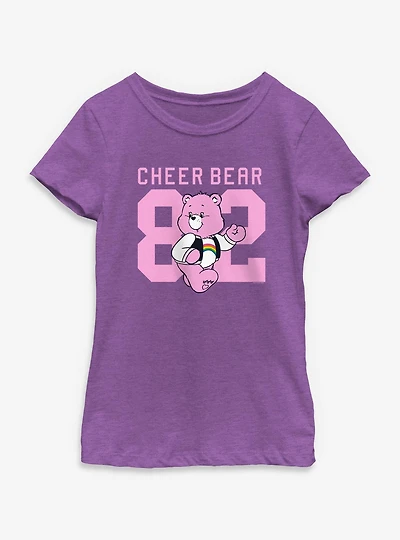 Care Bears Cheer Bear 82 Varsity Youth Girls T-Shirt