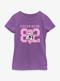 Care Bears Cheer Bear 82 Varsity Youth Girls T-Shirt