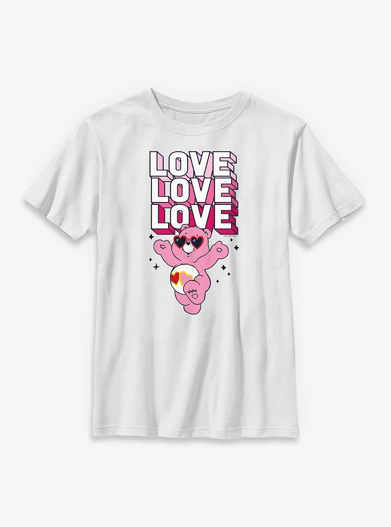 Care Bears Love Stack Youth T-Shirt