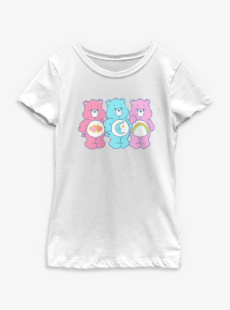 Care Bears Bear Trio Youth Girls T-Shirt