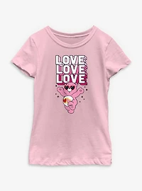 Care Bears Love Stack Youth Girls T-Shirt
